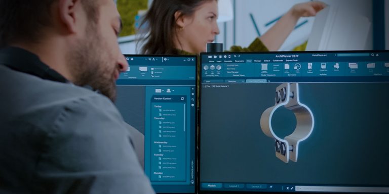 Konstruktion eines Bauteils mittels Software