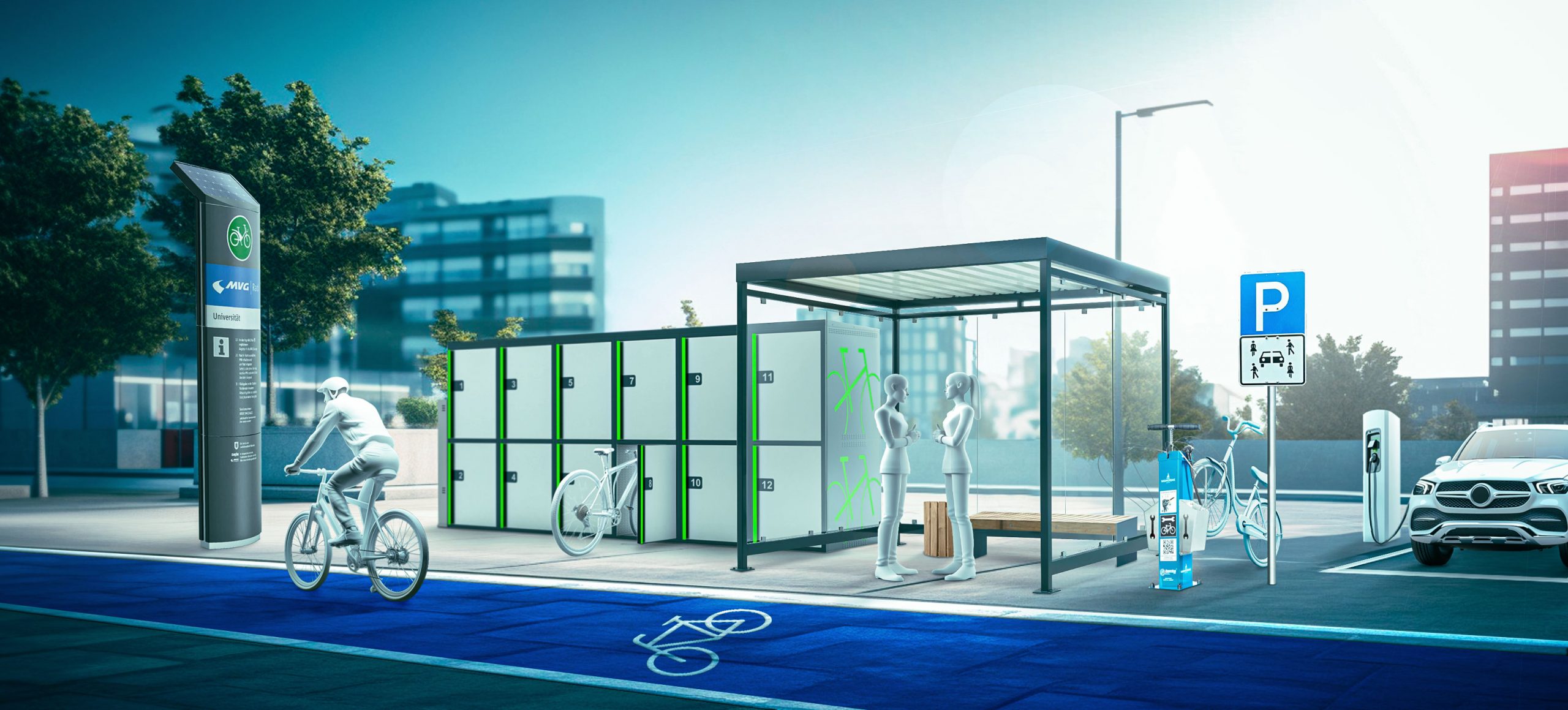 Fahrradfreundliche Kommune - Mobilitätsstation