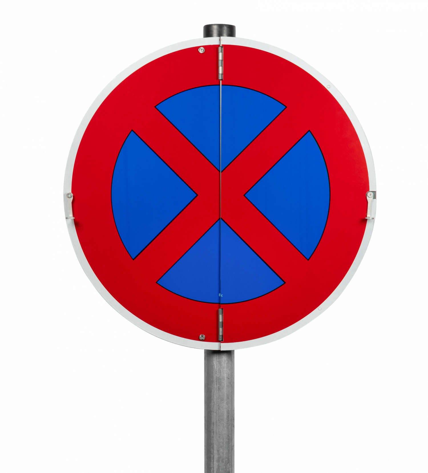Klappschild Buchform – aufgeklappt