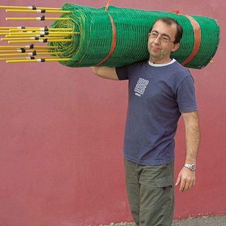 Schneefangzaun SFZ50-0000 zusammengerollt