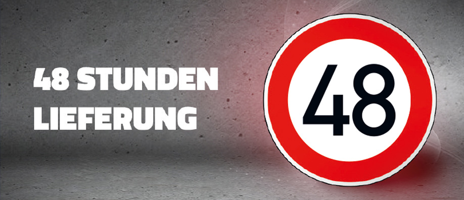 Bild mit folgendem Text: 48 Stunden Lieferung